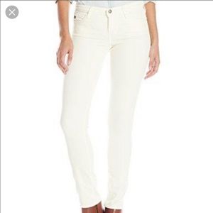 AG Jean “the Stilt Cigarette Leg” Ivory Corduroy